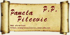 Pamela Pilčević vizit kartica
